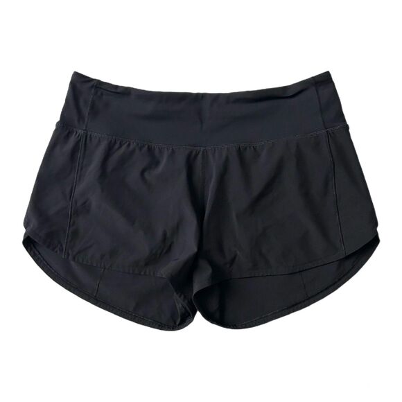 Lululemon Speed Up Short Long Tall 4" in Black Swift Fabric Size 8 - Picture 1 of 5